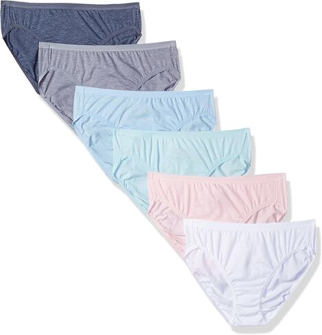 Fruit of The Loom Women's Fruit of The Loom Women's 6 Pack Premium Ultra Soft Bikini Underwear in Saudi Arabia