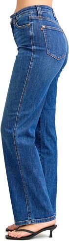 Judy Blue Women's Daisy High Waist Tummy-Control Straight Jeans in Saudi Arabia