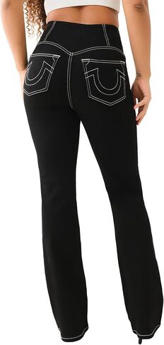 True Religion Women's Becca High-Rise Bootcut Jeans with Corset Detailing in Saudi Arabia
