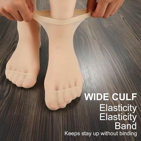 10 Pairs Sheer Socks Women - Lightweight Women's Ankle High Sheer Socks - Reinforced Toe Hosiery Stockings for Women in Kuwait