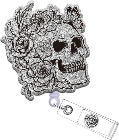 حامل شارة الممرضة القابل للسحب، حامل شارة الهوية اللطيفة مع خرز مشبك التمساح، بكرات بطاقات المكتب، هدايا التمريض (بكرة شارة RN) in Kuwait