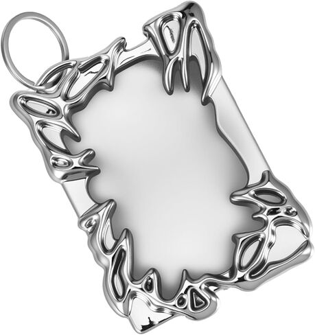 حامل بطاقات الصور بإطار من البلاستيك المطلي بالكهرباء مع سلسلة مفاتيح مطلية بالفضة، حامل بطاقات صور غير منتظمة، حامل شارة الهوية، سلاسل مفاتيح لبطاقات الصور لمشجعي البوب، حافظة بطاقات، سلسلة مفاتيح in Kuwait