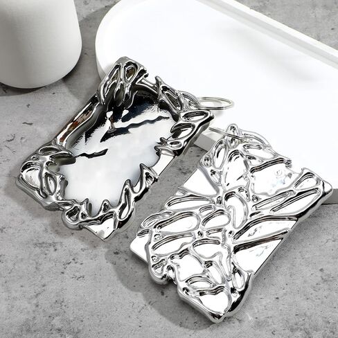 حامل بطاقات الصور بإطار من البلاستيك المطلي بالكهرباء مع سلسلة مفاتيح مطلية بالفضة، حامل بطاقات صور غير منتظمة، حامل شارة الهوية، سلاسل مفاتيح لبطاقات الصور لمشجعي البوب، حافظة بطاقات، سلسلة مفاتيح in Kuwait