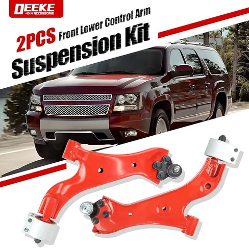 قطعتان من أذرع التحكم السفلية الأمامية لسيارة تشيفي اكوينوكس وجي إم سي تيرين 2010-2017، قطعتان - K623489 K623488 (أحمر) in Kuwait