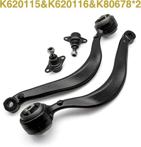 4PCS Suspension Kit Front Lower Forward Control Arm with Lower Forward Ball Joint Compatible with BMW X5 2000-2006 Replace K620115 K620116 K80678 in Saudi Arabia