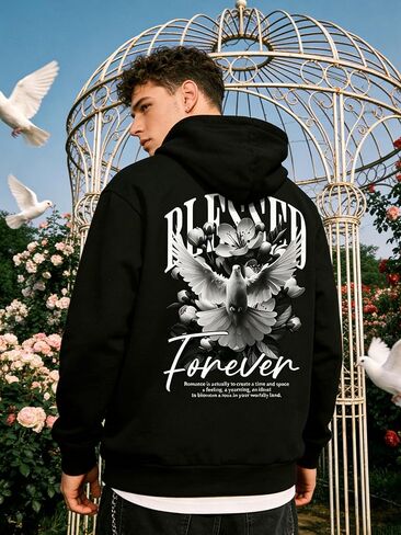 سويت شيرت هودي، بلوفر رجالي مع جيب، المقاسات XS-XXL in Saudi Arabia