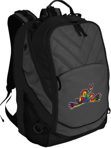 Broad Bay Peace Frogs Backpack Laptop Computer Bag in Kuwait