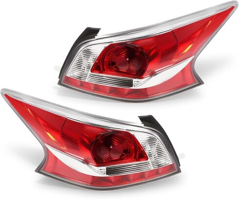 Halogen Tail Lights w/o Bulbs Compatible with Altima 4-Door Sedan 2014 2015 Taillights Rear Brake Lamp Left & Right Side NI2800195 NI2801195 in Saudi Arabia