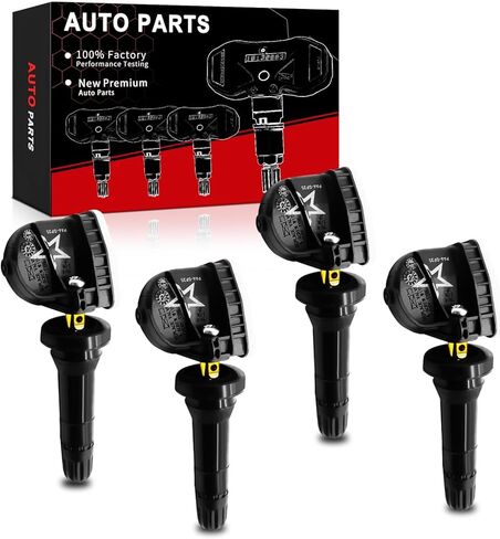 مستشعر TPMS مبرمج مسبقًا 315 ميجا هرتز يناسب: -Chevy Tahoe 2007-2020، Impala 2006-2020، Express 1500 2008-2014، Express 2500 3500 2008-2022، Suburban 2015-2020 OE#13598771 13586335(4 قطع) in Kuwait
