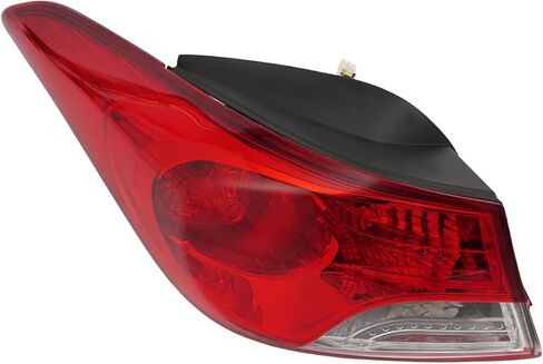 مجموعة ضوء الذيل الهالوجين لشركة Hyundai Elantra 2011 2012 2013 استبدال ضوء الذيل الخلفي للجانب الأيمن للراكب مع أسلاك تسخير الإسكان الأسود 924023Y000 HY2805119 (جانب الراكب الأيمن) in Saudi Arabia
