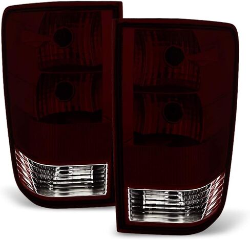 ACANII - For 2004-2015 Nissan Titan Pickup Truck Red Smoked Lens Tail Lights Brake Lamps Pair Set Replacement Left+Right in Saudi Arabia