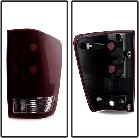 ACANII - For 2004-2015 Nissan Titan Pickup Truck Red Smoked Lens Tail Lights Brake Lamps Pair Set Replacement Left+Right in Saudi Arabia