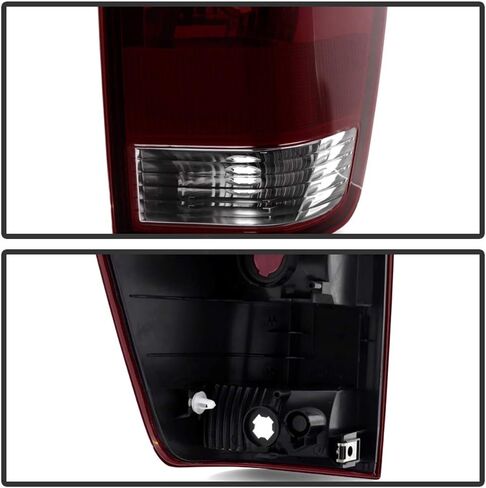 ACANII - For 2004-2015 Nissan Titan Pickup Truck Red Smoked Lens Tail Lights Brake Lamps Pair Set Replacement Left+Right in Saudi Arabia