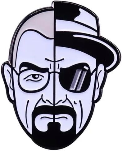 Walter White Heisenberg Breaking Bad Say My Name TV Show Better Call Saul 1.2" Enamel Pin Badge in Saudi Arabia