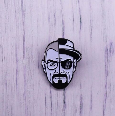 Walter White Heisenberg Breaking Bad Say My Name TV Show Better Call Saul 1.2" Enamel Pin Badge in Saudi Arabia