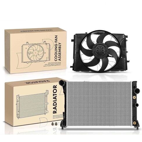 Replacement Parts for Radiator&Cooling Fan Assembly Kit for Mercedes-Benz C300 C350 CLS400 E350 E400 Mod-A58PP-96495 in Saudi Arabia