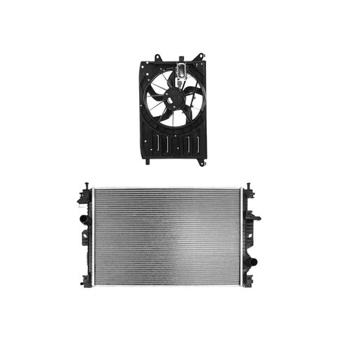 قطع غيار لمجموعة أدوات تجميع المبرد ومروحة التبريد لسيارة Ford C-Max 2013-2018 L4 2.0L w/Shroud Mod-A58PP-93201 in Saudi Arabia