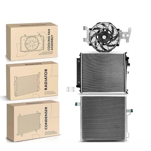Replacement Parts for Radiator&AC Condenser&Cooling Fan Kit for Ford Explorer 2007-2010 Mercury Mod-A58PP-96382 in Saudi Arabia