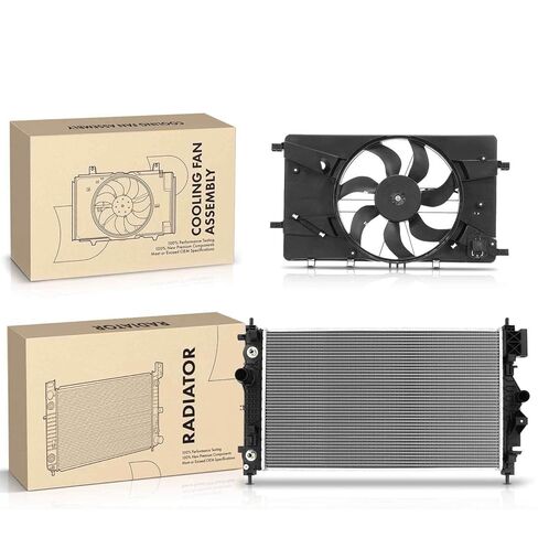 Replacement Parts for New Radiator&Single Cooling Fan Assembly Kit for Chevrolet Cruze 2014 L4 1.8L Mod-A58PP-95324 in Saudi Arabia