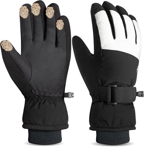 RIGWARL -10℉ Kids Snow Gloves Waterproof, Anti-Slip Kids Ski Gloves for Boys Girls Aged 5-13, Windproof Kids Winter Gloves for Skiing Snowboard Sledding Ice Skating Cycling Hiking Gift in Kuwait