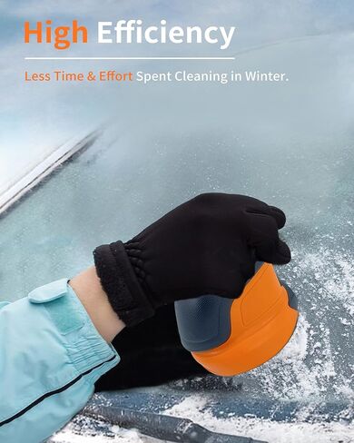 Ice Scrapers for Car Windshield, Detachable Ice Scraper Snow Brush Double-Sided, Heavy Duty Snow Brush for Car, SUV, Truck, Rotatable and Extendable Snow Remover Red in Kuwait