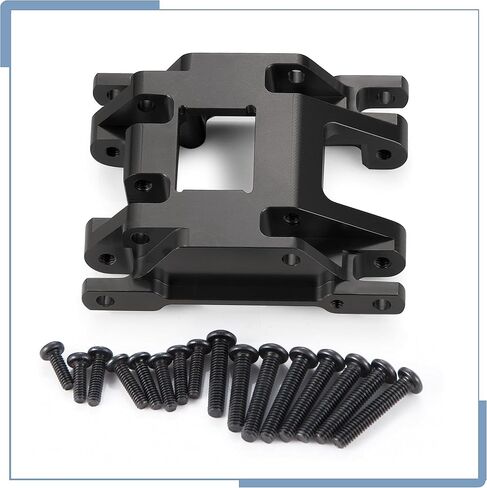 RC Aluminum Alloy Center Skid Plate Axle Chassis Armor Protector for TRX4M Upgrades 1/18 Scale RC Crawler Car, Black in Saudi Arabia