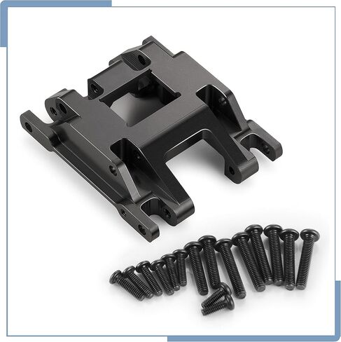 RC Aluminum Alloy Center Skid Plate Axle Chassis Armor Protector for TRX4M Upgrades 1/18 Scale RC Crawler Car, Black in Saudi Arabia