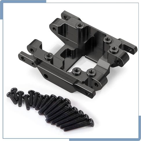 RC Aluminum Alloy Center Skid Plate Axle Chassis Armor Protector for TRX4M Upgrades 1/18 Scale RC Crawler Car, Black in Saudi Arabia