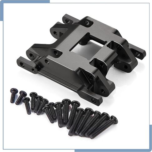 RC Aluminum Alloy Center Skid Plate Axle Chassis Armor Protector for TRX4M Upgrades 1/18 Scale RC Crawler Car, Black in Saudi Arabia