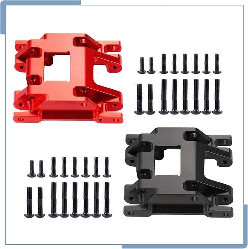 RC Aluminum Alloy Center Skid Plate Axle Chassis Armor Protector for TRX4M Upgrades 1/18 Scale RC Crawler Car, Black in Saudi Arabia