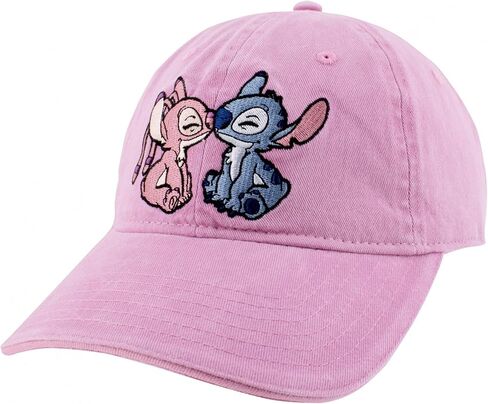 Jerry Leigh Lilo & Stitch Island Smooch Baseball Hat Pink in Saudi Arabia