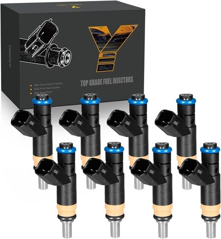 𝐘𝐈𝐇𝐎𝐕𝐘 Upgraded Fuel Injectors FJ484 fit for Honda 2.4L L4 2003-2007 Accord 2005-2009 CR-V 2003-2011 Element, fit for Acura 2.0L L4 2005-2006 RSX, 842-12290, 16450RAAA01, 16450RADL61 (4) in Kuwait