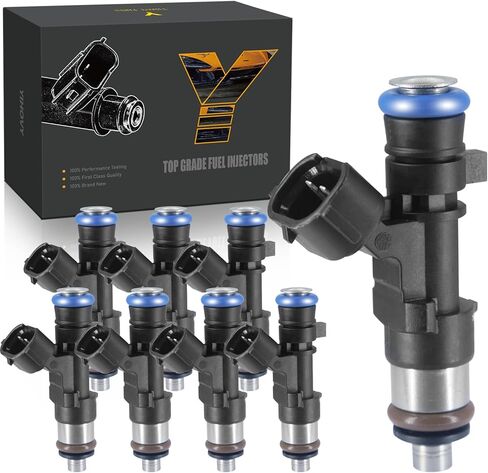 𝐘𝐈𝐇𝐎𝐕𝐘 Upgraded Fuel Injectors FJ484 fit for Honda 2.4L L4 2003-2007 Accord 2005-2009 CR-V 2003-2011 Element, fit for Acura 2.0L L4 2005-2006 RSX, 842-12290, 16450RAAA01, 16450RADL61 (4) in Saudi Arabia