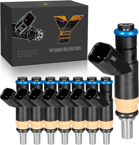 𝐘𝐈𝐇𝐎𝐕𝐘 Upgraded Fuel Injectors FJ484 fit for Honda 2.4L L4 2003-2007 Accord 2005-2009 CR-V 2003-2011 Element, fit for Acura 2.0L L4 2005-2006 RSX, 842-12290, 16450RAAA01, 16450RADL61 (4) in Saudi Arabia