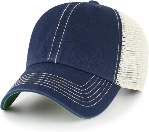 47 Brand Blank Trawler Trucker Mesh Clean Up Snap Back Adjustable Dad Hat Cap - One Size in Saudi Arabia