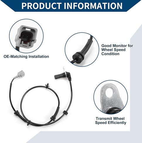 ABS Wheel Speed Sensor Rear Right ABS Sensor Anti-lock Braking System Sensor No.479005Y705/479005Y700/AB0247/2ABS1248 for NISSAN MAXIMA 2002-2003 in Saudi Arabia