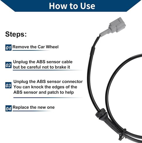 ABS Wheel Speed Sensor Rear Right ABS Sensor Anti-lock Braking System Sensor No.479005Y705/479005Y700/AB0247/2ABS1248 for NISSAN MAXIMA 2002-2003 in Saudi Arabia