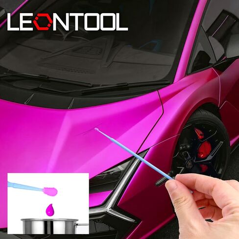 300 Pcs Touch Up Paint Brushes for Automotive Paint Chip Repair, Clearance Cleaning, Fine Repair Paint Brush Disposable Micro Applicator (L:2.5mm,Blue/M:2.0mm,Purple/S:1.5mm,Light Purple) in Saudi Arabia