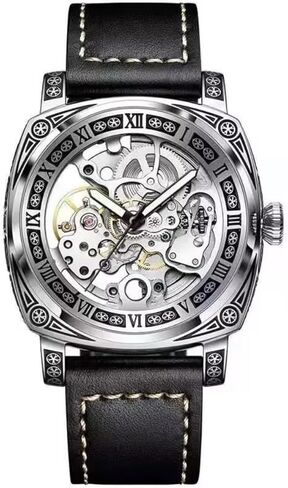 Personality Fashion Mechanical Watch Men's Fully Automatic Mechanical Watch Hollow Wrist Watch in Saudi Arabia