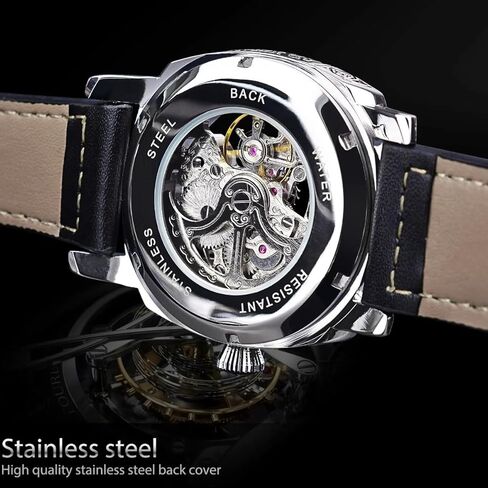 Personality Fashion Mechanical Watch Men's Fully Automatic Mechanical Watch Hollow Wrist Watch in Saudi Arabia
