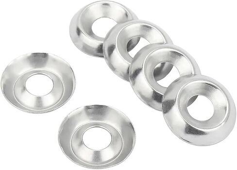 50-100pcs M3 M4 M5 M6 Gasket Concave Convex Tapered Spherical Cone Washer 304 A2-70 Stainless Steel 6# 8# 10# 12# Cup Washers(M4 13 2.5-100pcs) in Saudi Arabia