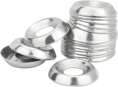 50-100pcs M3 M4 M5 M6 Gasket Concave Convex Tapered Spherical Cone Washer 304 A2-70 Stainless Steel 6# 8# 10# 12# Cup Washers(M4 13 2.5-100pcs) in Saudi Arabia