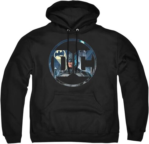 Popfunk Batman Logo Pullover Hoodie Sweatshirt (Large) in Saudi Arabia