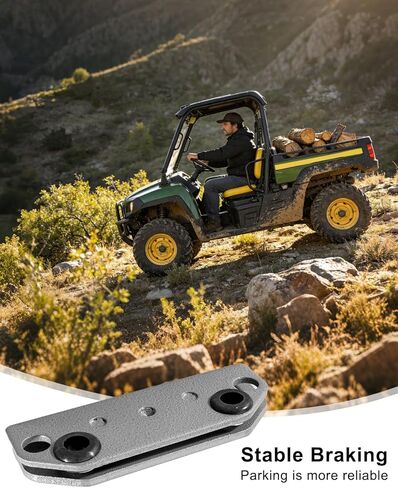مجموعة منصات فرامل الانتظار متوافقة مع John-Deere XUV Gator XUV 620i 4x4 Gas 850D 4x4 Diesel 2007 2008 2009 2010 استبدال AM137438 AM137112 in Saudi Arabia