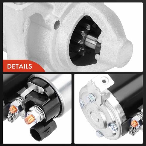 A-Premium Starter Motor Compatible with Chevrolet Camaro 2014-2017, Corvette 2014-2017 & Cadillac CTS 2016-2017, 6.2L 7.0L, 12V 1.4KW 10-Teeth Clockwise, Replace# 91273561, M000T23672 in Saudi Arabia