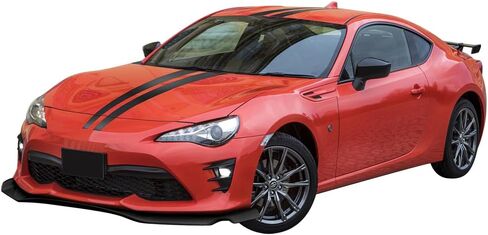IKON MOTORSPORTS Front Bumper Lip, Compatible with 2017-2020 Toyota 86, GR Style Unpainted Black PU Polyurethane Air Dam Chin Spoiler Protector Splitter 1Piece in Saudi Arabia