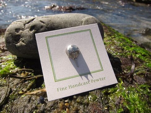 Jim Clift Design Horseshoe Crab Lapel Pin in Kuwait