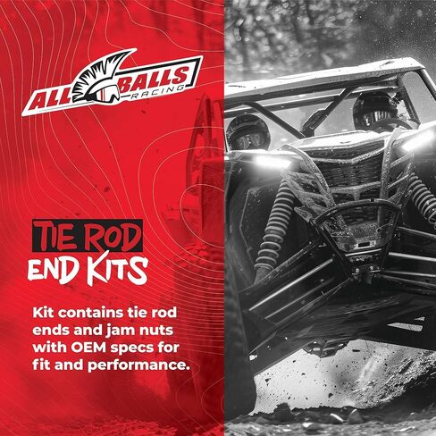 All Balls Racing 51-1056 Tie Rod End Kit Compatible with/Replacement For Arctic Cat Wildcat 1000 2014 in Saudi Arabia