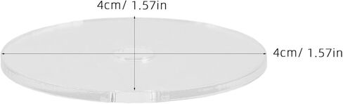 10pcs Mini Album CD Pendant - 1.57'' Clear Music Themed Keyring - Record Disc Keychain Craft Pendant for DIY Bag Purse Charm Party Favor in Kuwait