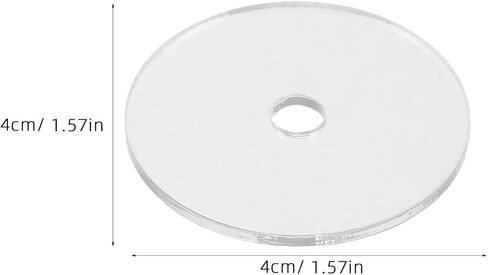 10pcs Mini Album CD Pendant - 1.57'' Clear Music Themed Keyring - Record Disc Keychain Craft Pendant for DIY Bag Purse Charm Party Favor in Kuwait